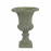 Fluted Urn Medium 49cm Verdigris Effect