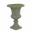 Fluted Urn Medium 49cm Verdigris Effect