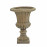 Fluted Urn Medium 49cm Weathered Dark Stone Effect