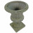 Fluted Urn Tall 71cm Verdigris Effect