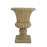 Fluted Urn Tall 71cm Weathered Dark Stone Effect