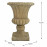 Fluted Urn Tall 71cm Weathered Dark Stone Effect