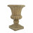 Fluted Urn Tall 71cm Weathered Dark Stone Effect