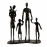 Family of 5 Outing – Elur Iron Figurine