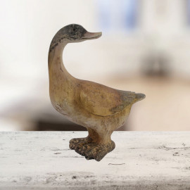 Goose Carved Wood Effect