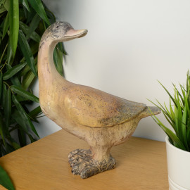 Goose Carved Wood Effect