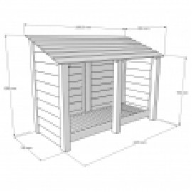 Hambleton log store - 4ft Hambleton log store - 4ft