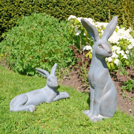 Hare Lying – blue iron effect