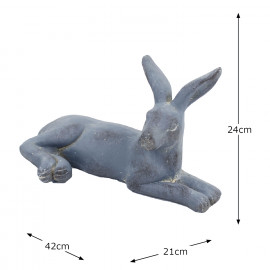 Hare Lying – blue iron effect