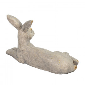 Hare Lying – white stone effect Hare Lying – white stone effect