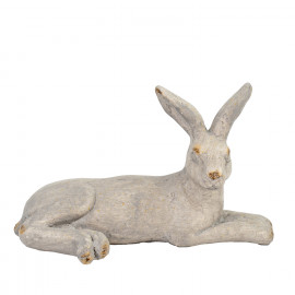 Hare Lying – white stone effect Hare Lying – white stone effect