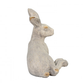 Hare Lying – white stone effect Hare Lying – white stone effect