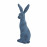 Hare Sitting – blue iron effect