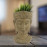 Head Planter Stone Effect