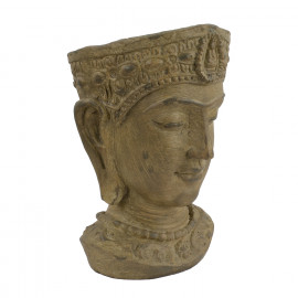 Head Planter Stone Effect Head Planter Stone Effect