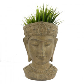 Head Planter Stone Effect Head Planter Stone Effect