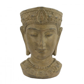 Head Planter Stone Effect Head Planter Stone Effect