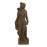 Heidi Hunter Girl Statue – rust effect