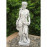 Heidi Hunter Girl Statue – white stone effect