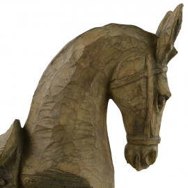 Horse Carved Wood Effect Horse Carved Wood Effect