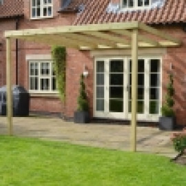 Lean to Box Pergola