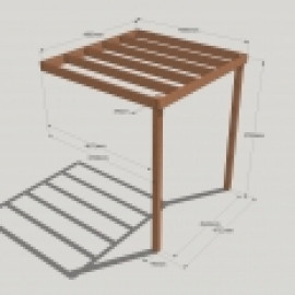 Lean to Box Pergola Lean to Box Pergola