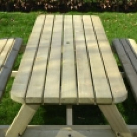 Lyddington Rounded Picnic Bench Lyddington Rounded Picnic Bench