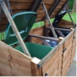 Morcott triple combo bin storage unit Morcott triple combo bin storage unit