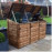 Morcott triple wheelie bin storage unit