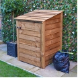 Morcott single wheelie bin storage unit