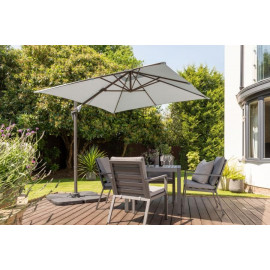 Norfolk 2.5m Kit Square Royce Junior Cantilever Parasol with 80kg Base & Cover Offer Norfolk 2.5m Kit Square Royce Junior Cantilever Parasol with 80kg Base & Cover Offer