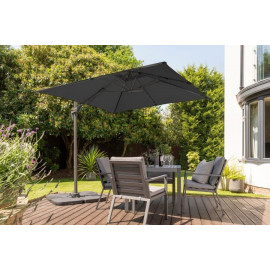 Norfolk 2.5m Kit Square Royce Junior Cantilever Parasol with 80kg Base & Cover Offer Norfolk 2.5m Kit Square Royce Junior Cantilever Parasol with 80kg Base & Cover Offer