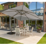 Norfolk 3m Kit Square Royce Ambassador Cantilever Parasol with 90kg Wheeled Base & Cover Offer Norfolk 3m Kit Square Royce Ambassador Cantilever Parasol with 90kg Wheeled Base & Cover Offer