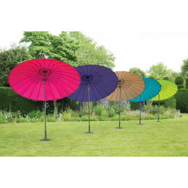 Norfolk Leisure 2.7m Round Geisha Parasol