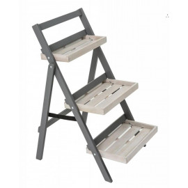 Norfolk Leisure Florenity Grigio Folding Pot Shelf Norfolk Leisure Florenity Grigio Folding Pot Shelf