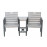 Norfolk Leisure Florenity Grigio Tete a Tete Bench