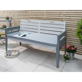 Norfolk Leisure Florenity Grigio Three Seat Bench