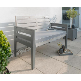 Norfolk Leisure Florenity Grigio Two Seat Bench