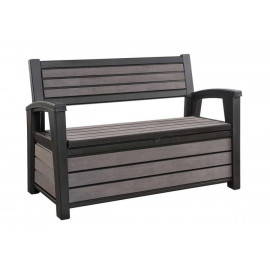 Norfolk Leisure Keter Hudson Storage Bench Grey Norfolk Leisure Keter Hudson Storage Bench Grey
