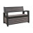 Norfolk Leisure Keter Hudson Storage Bench Grey