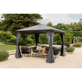 Norfolk Leisure Runcton Rectangular Gazebo 3.65m x 3m Norfolk Leisure Runcton Rectangular Gazebo 3.65m x 3m