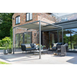 Norfolk Leisure Sliding Roof Gazebo 2.8m x 2.8m Norfolk Leisure Sliding Roof Gazebo 2.8m x 2.8m