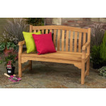 Norfolk Leisure Teak 4ft Kingsbury Hardwood 2 Seater Garden Bench Norfolk Leisure Teak 4ft Kingsbury Hardwood 2 Seater Garden Bench
