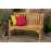 Norfolk Leisure Teak 4ft Kingsbury Hardwood 2 Seater Garden Bench
