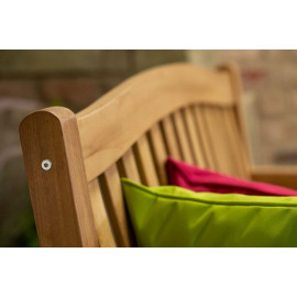 Norfolk Leisure Teak 4ft Kingsbury Hardwood 2 Seater Garden Bench Norfolk Leisure Teak 4ft Kingsbury Hardwood 2 Seater Garden Bench