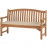 Norfolk Leisure Teak 5ft Kingsbury Hardwood 3 Seater Garden Bench