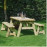 Oakham Rounded Picnic Table And Bench Set
