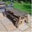 Oakham Rounded Picnic Table And Bench Set