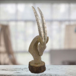 Oryx Head Carved Wood Effect Oryx Head Carved Wood Effect