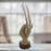 Oryx Head Carved Wood Effect